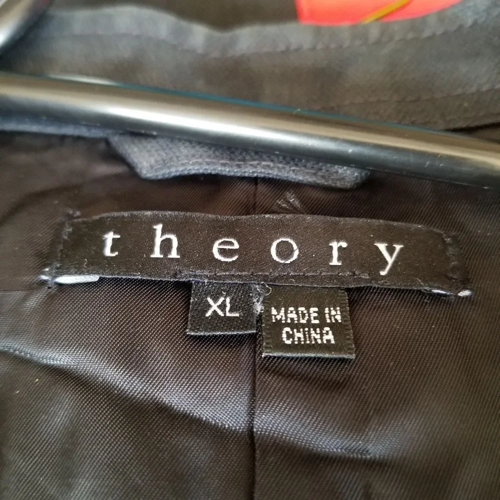 Theory light weight XL mens jacket double lined
